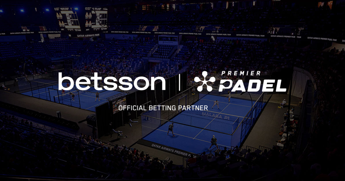 Betsson blir officiell bettingpartner till Premier Padel